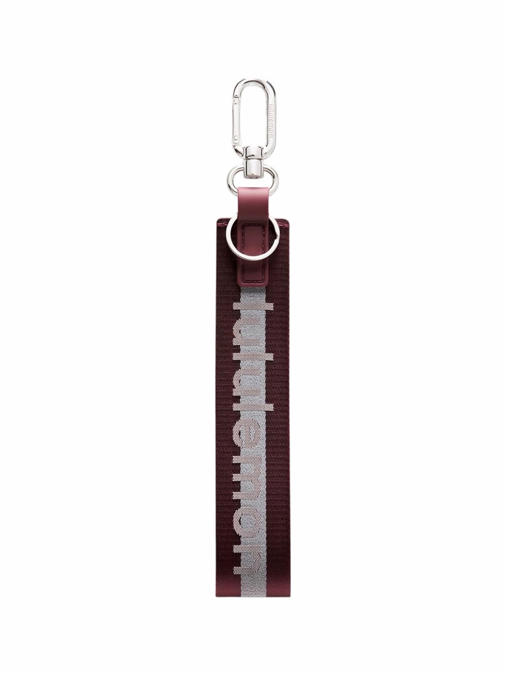 Lululemon Never Lost Keychain Reflective Effect Sold Out Color Burgundy